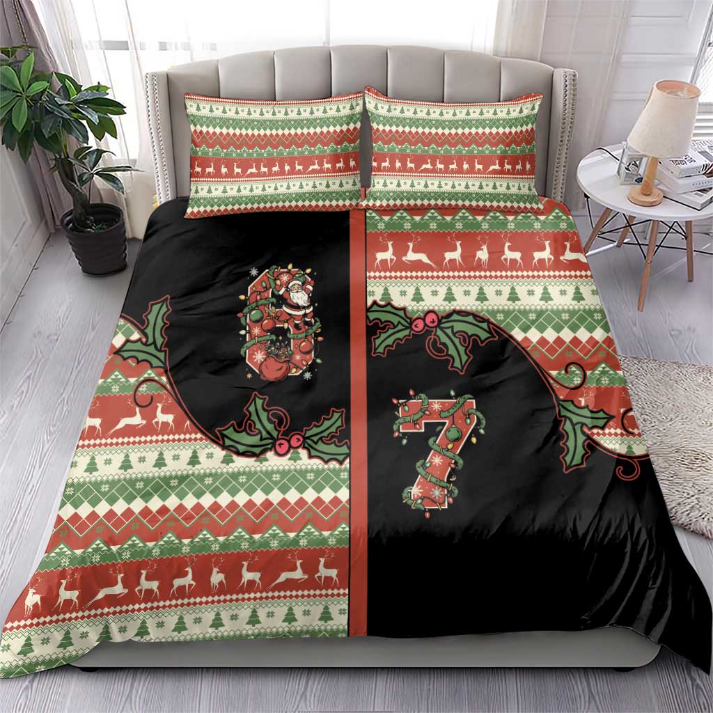 Western Yoke Bedding Set Funny Six Seven Christmas - Wonder Print Shop