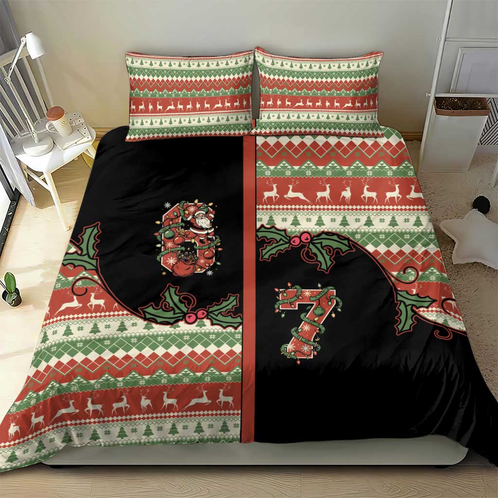 Western Yoke Bedding Set Funny Six Seven Christmas - Wonder Print Shop