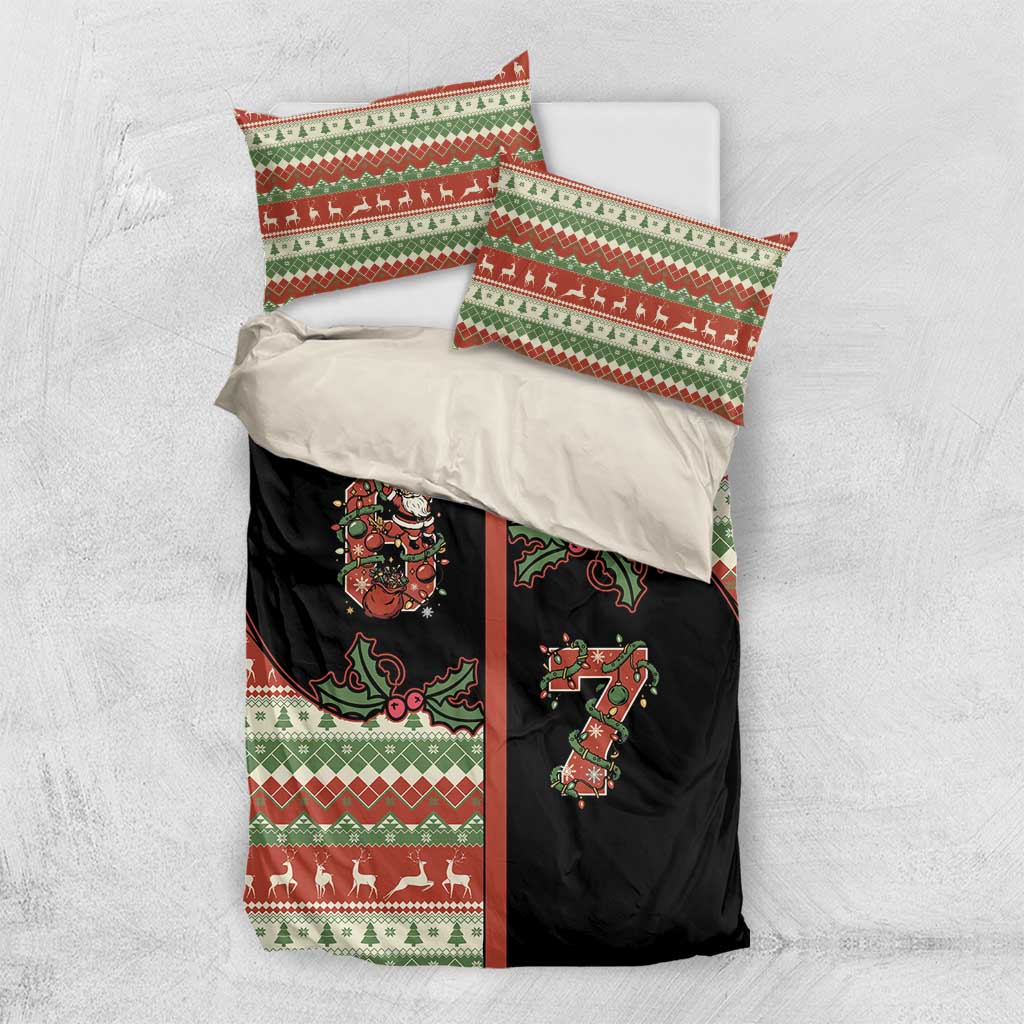 Western Yoke Bedding Set Funny Six Seven Christmas - Wonder Print Shop