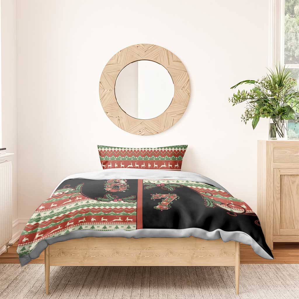 Western Yoke Bedding Set Funny Six Seven Christmas - Wonder Print Shop