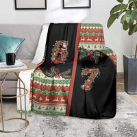 Western Yoke Blanket Funny Six Seven Christmas - Wonder Print Shop