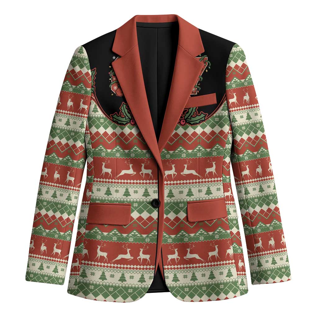 Western Yoke Blazer Funny Six Seven Christmas - Wonder Print Shop