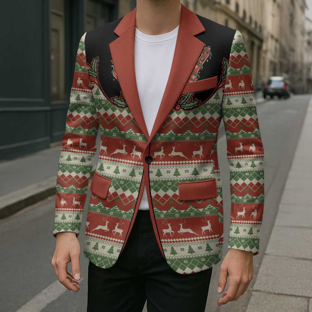 Western Yoke Blazer Funny Six Seven Christmas - Wonder Print Shop