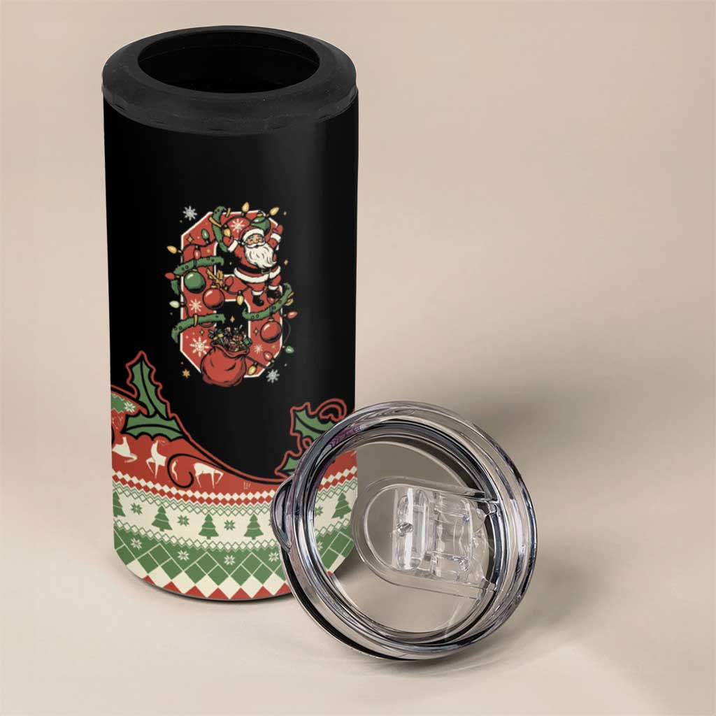 Western Yoke 4 in 1 Can Cooler Tumbler Funny Six Seven Christmas - Wonder Print Shop