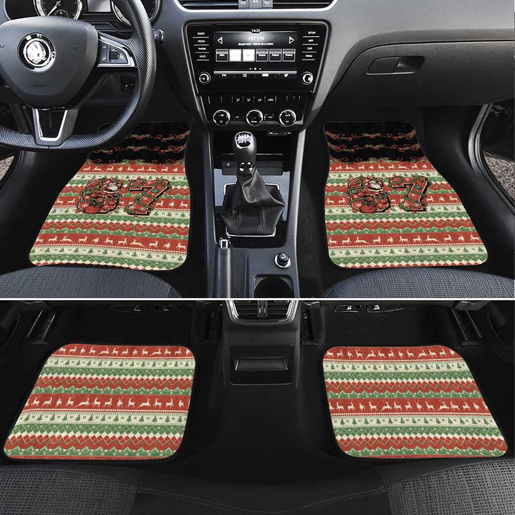 Western Yoke Car Mats Funny Six Seven Christmas - Wonder Print Shop