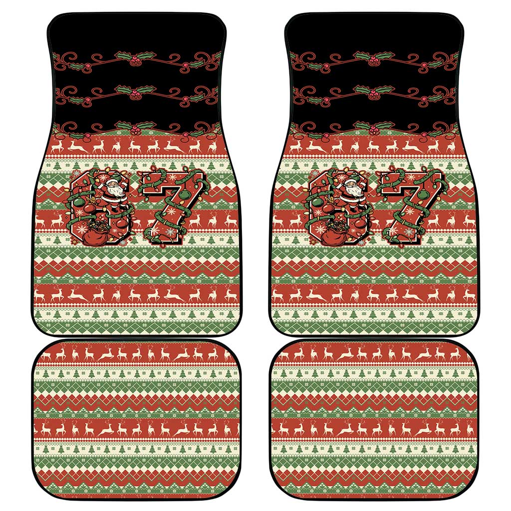 Western Yoke Car Mats Funny Six Seven Christmas - Wonder Print Shop