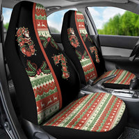 Western Yoke Car Seat Cover Funny Six Seven Christmas - Wonder Print Shop