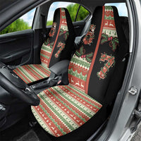 Western Yoke Car Seat Cover Funny Six Seven Christmas - Wonder Print Shop