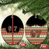 Western Yoke Ceramic Ornament Six Seven Christmas - Wonder Print Shop