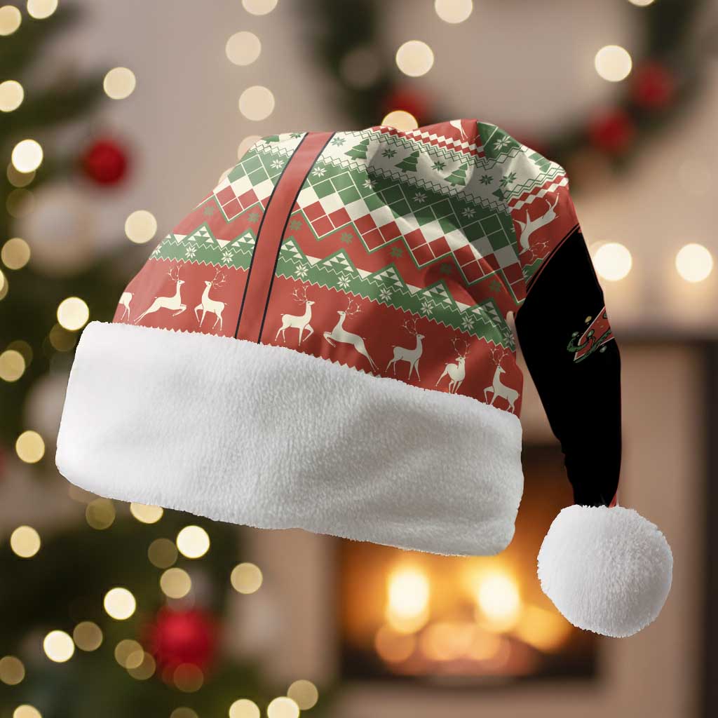 Western Yoke Christmas Santa Hat Six Seven Christmas - Wonder Print Shop