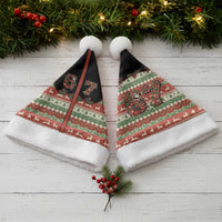 Western Yoke Christmas Santa Hat Six Seven Christmas - Wonder Print Shop