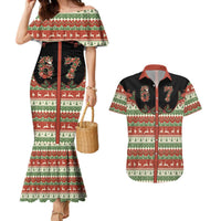 Western Yoke Couples Matching Mermaid Dress and Hawaiian Shirt Funny Six Seven Christmas - Wonder Print Shop