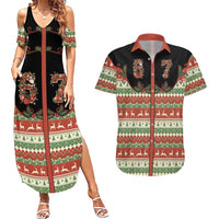 Western Yoke Couples Matching Summer Maxi Dress and Hawaiian Shirt Funny Six Seven Christmas - Wonder Print Shop