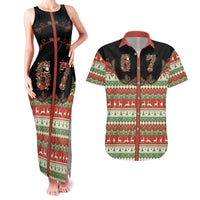 Western Yoke Couples Matching Tank Maxi Dress and Hawaiian Shirt Funny Six Seven Christmas - Wonder Print Shop