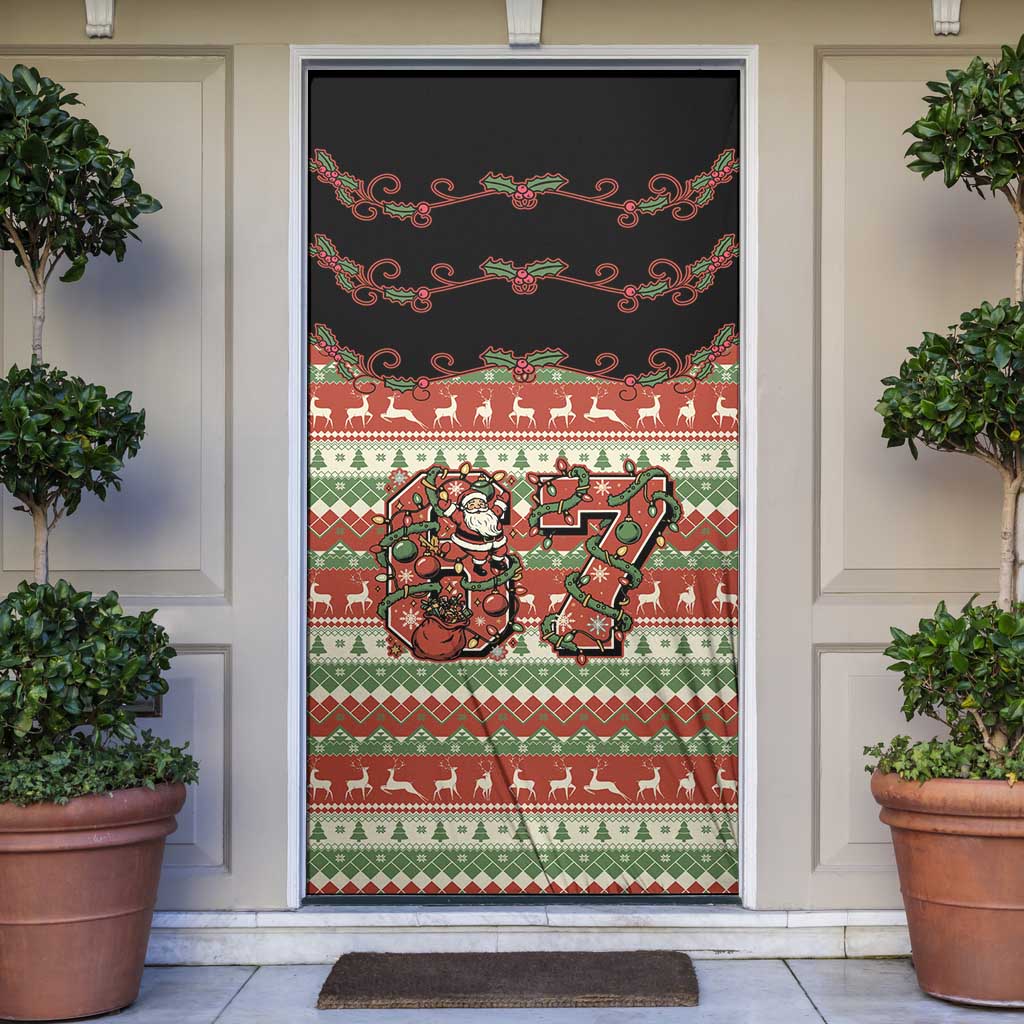 Western Yoke Door Cover Funny Six Seven Christmas - Wonder Print Shop