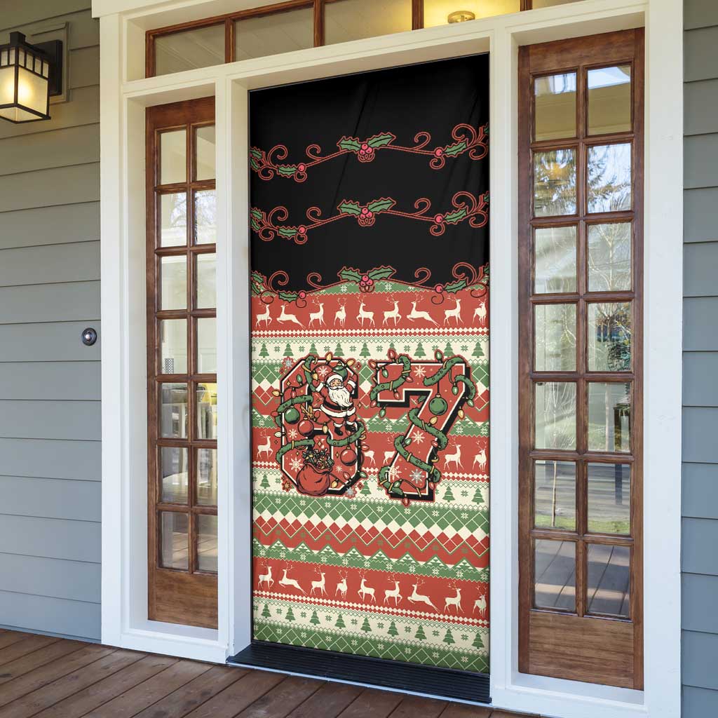 Western Yoke Door Cover Funny Six Seven Christmas - Wonder Print Shop