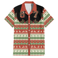 Western Yoke Family Matching Off Shoulder Maxi Dress and Hawaiian Shirt Funny Six Seven Christmas - Wonder Print Shop