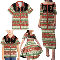 Western Yoke Family Matching Puletasi and Hawaiian Shirt Funny Six Seven Christmas - Wonder Print Shop