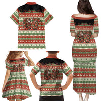 Western Yoke Family Matching Puletasi and Hawaiian Shirt Funny Six Seven Christmas - Wonder Print Shop