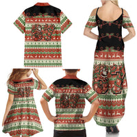 Western Yoke Family Matching Summer Maxi Dress and Hawaiian Shirt Funny Six Seven Christmas - Wonder Print Shop