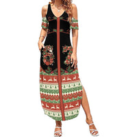 Western Yoke Family Matching Summer Maxi Dress and Hawaiian Shirt Funny Six Seven Christmas - Wonder Print Shop
