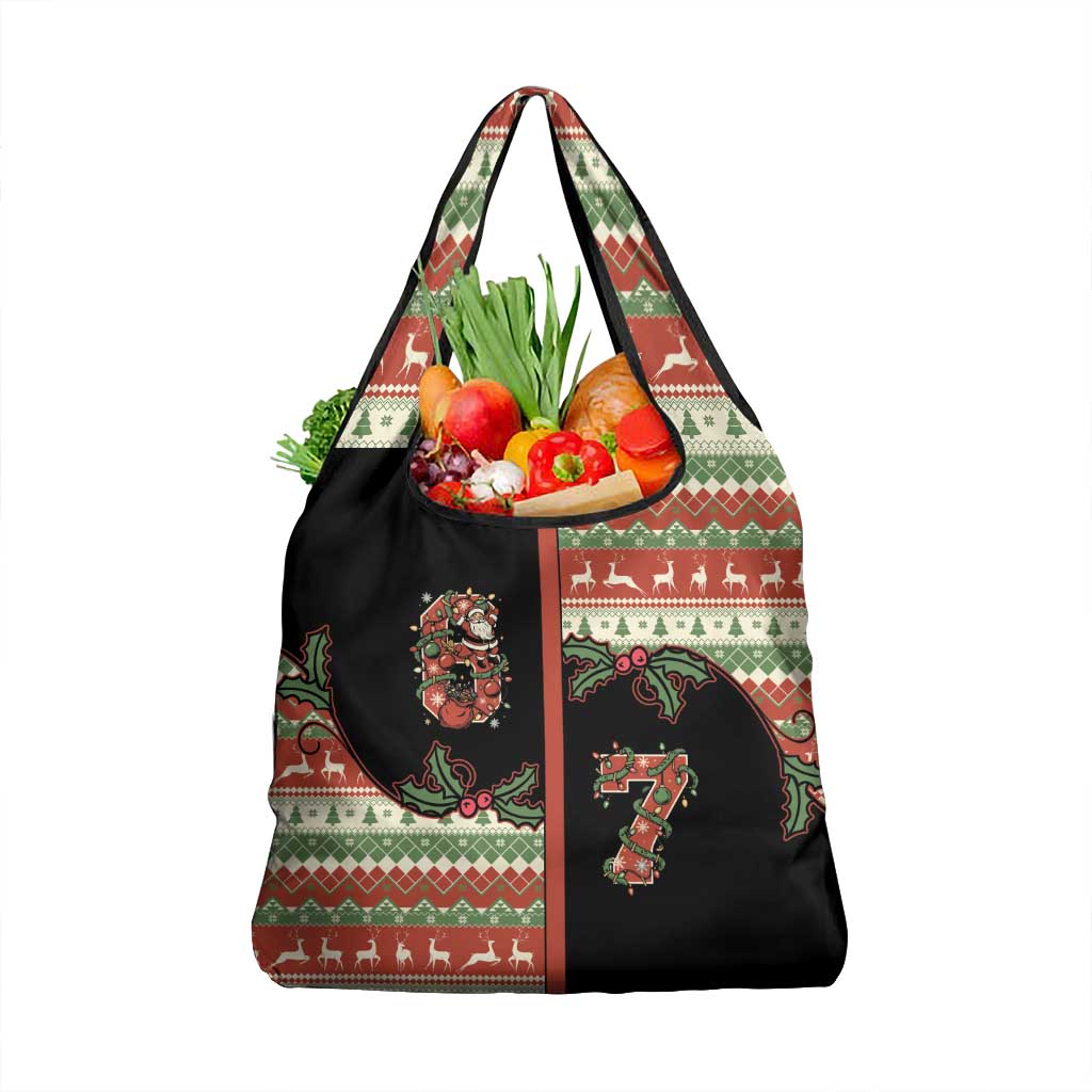 Western Yoke Grocery Bag Funny Six Seven Christmas - Wonder Print Shop