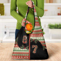 Western Yoke Grocery Bag Funny Six Seven Christmas - Wonder Print Shop