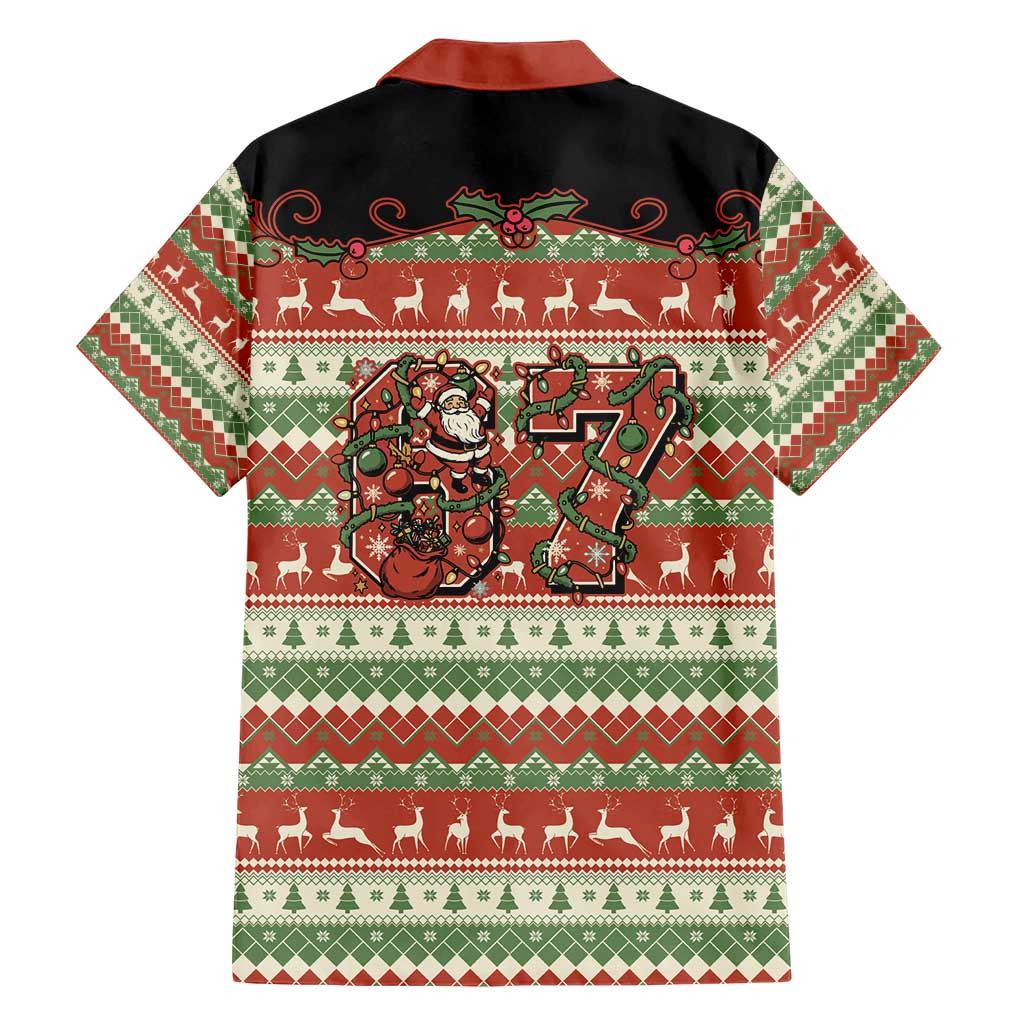 Western Yoke Hawaiian Shirt Funny Six Seven Christmas - Wonder Print Shop
