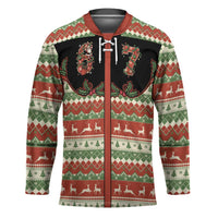 Western Yoke Hockey Jersey Funny Six Seven Christmas - Wonder Print Shop