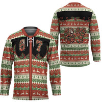 Western Yoke Hockey Jersey Funny Six Seven Christmas - Wonder Print Shop