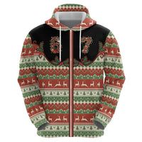 Western Yoke Hoodie Funny Six Seven Christmas - Wonder Print Shop