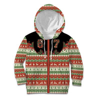 Western Yoke Kid Hoodie Funny Six Seven Christmas - Wonder Print Shop