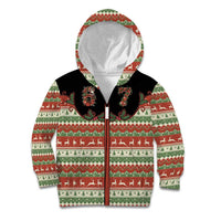 Western Yoke Kid Hoodie Funny Six Seven Christmas - Wonder Print Shop