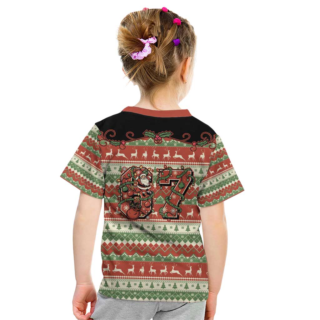 Western Yoke Kid T Shirt Funny Six Seven Christmas - Wonder Print Shop