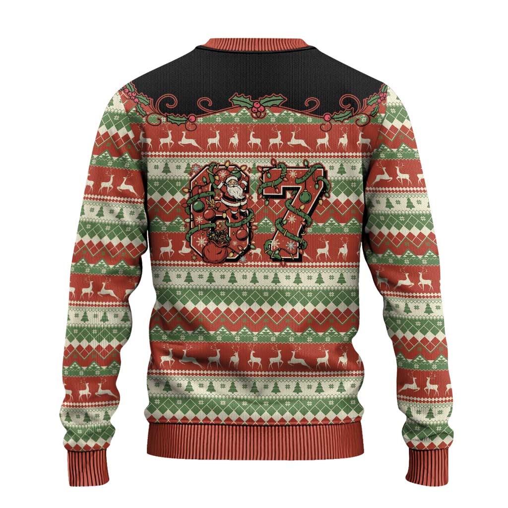 Western Yoke Ugly Christmas Sweater Six Seven Christmas - Wonder Print Shop