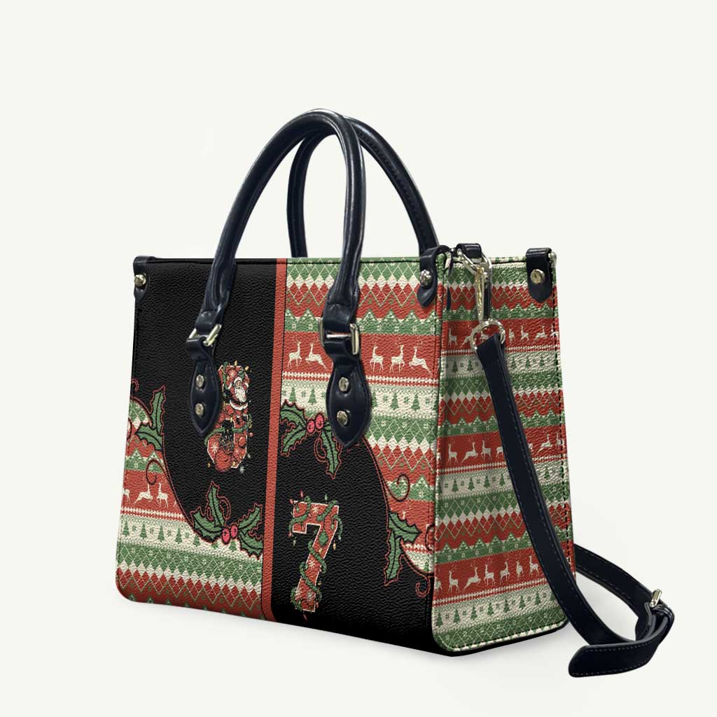 Western Yoke Leather Bag Funny Six Seven Christmas - Wonder Print Shop