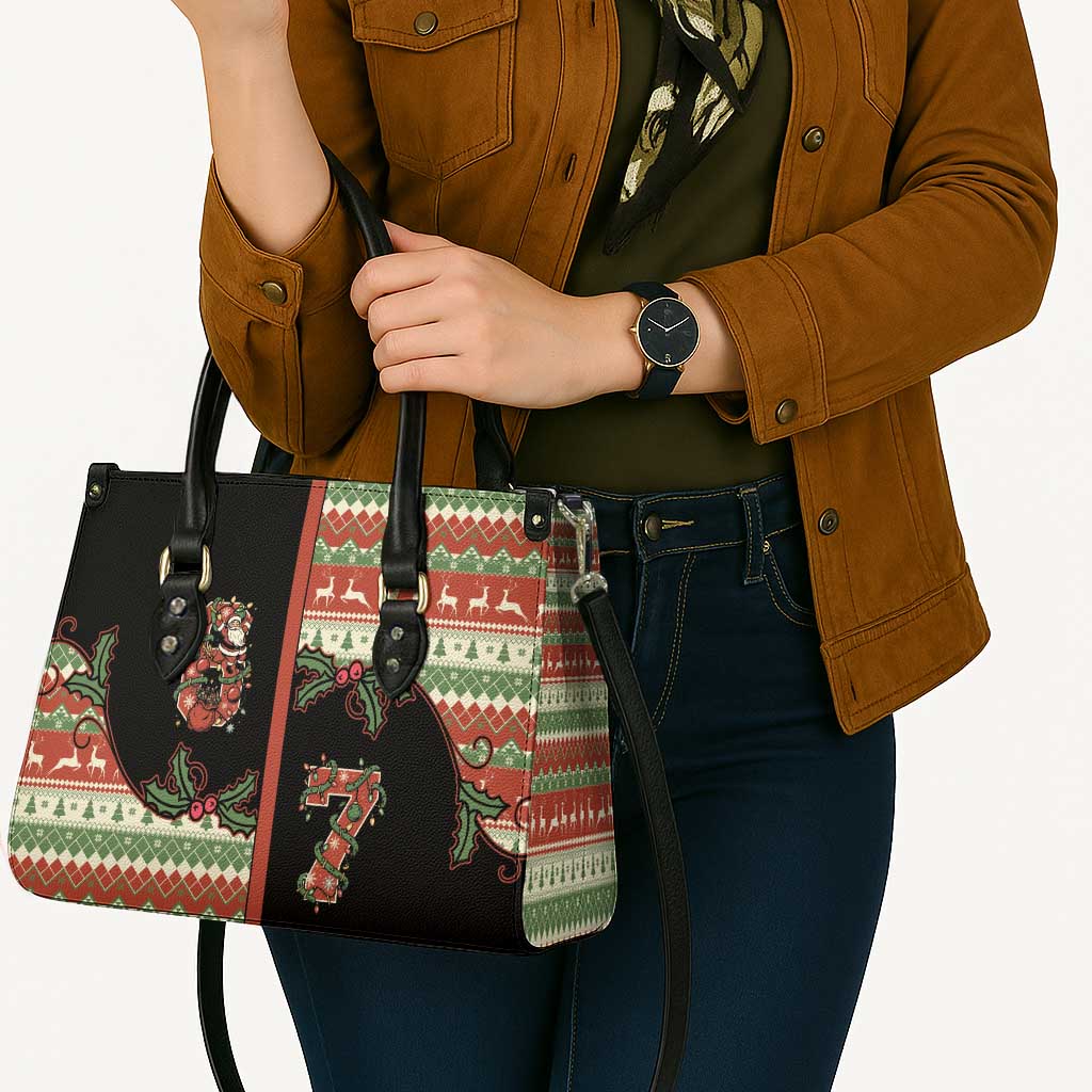 Western Yoke Leather Bag Funny Six Seven Christmas - Wonder Print Shop