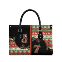 Western Yoke Leather Bag Funny Six Seven Christmas - Wonder Print Shop
