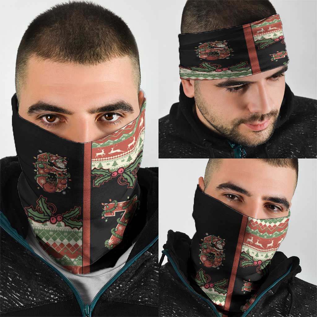 Western Yoke Neck Gaiter Funny Six Seven Christmas - Wonder Print Shop