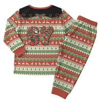 Western Yoke Christmas Pajama Set Six Seven Christmas - Wonder Print Shop