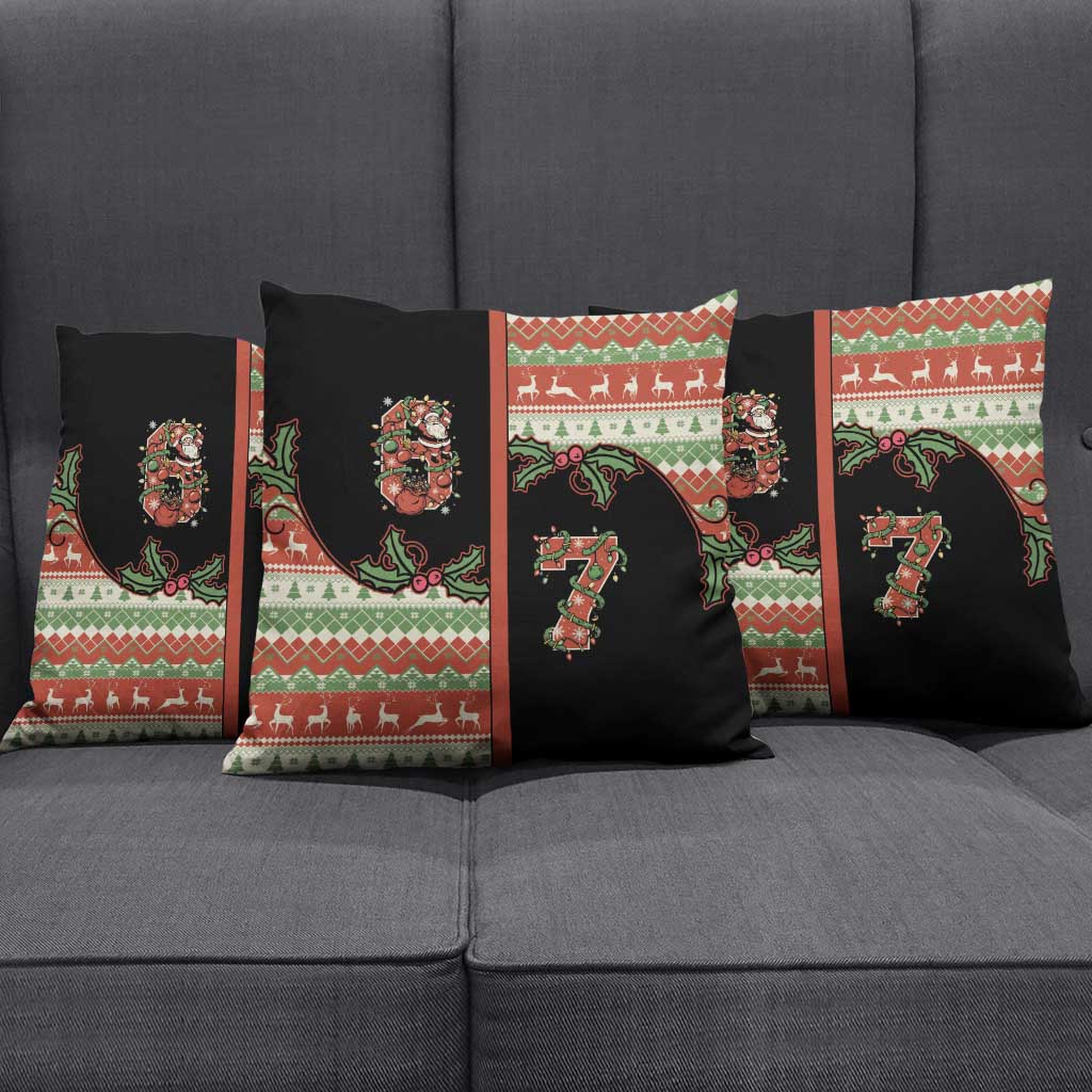 Western Yoke Pillow Cover Funny Six Seven Christmas - Wonder Print Shop