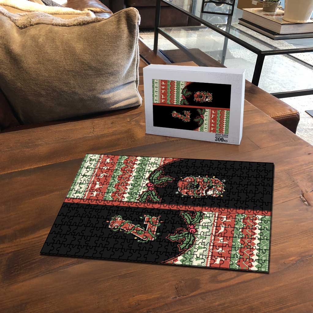 Western Yoke Puzzle Funny Six Seven Christmas - Wonder Print Shop