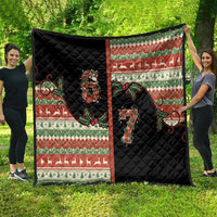 Western Yoke Quilt Funny Six Seven Christmas - Wonder Print Shop