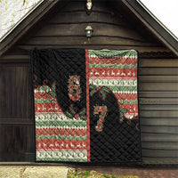 Western Yoke Quilt Funny Six Seven Christmas - Wonder Print Shop