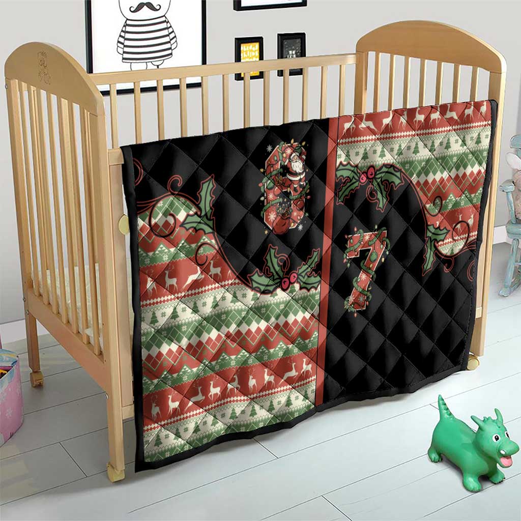 Western Yoke Quilt Funny Six Seven Christmas - Wonder Print Shop