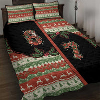 Western Yoke Quilt Bed Set Funny Six Seven Christmas - Wonder Print Shop