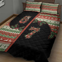 Western Yoke Quilt Bed Set Funny Six Seven Christmas - Wonder Print Shop