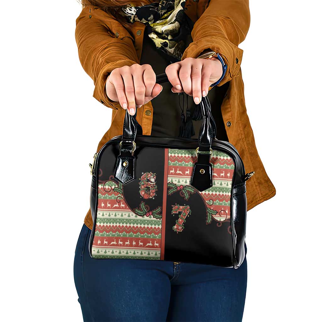 Western Yoke Shoulder Handbag Funny Six Seven Christmas - Wonder Print Shop