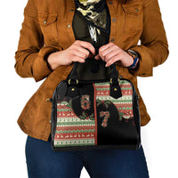 Western Yoke Shoulder Handbag Funny Six Seven Christmas - Wonder Print Shop