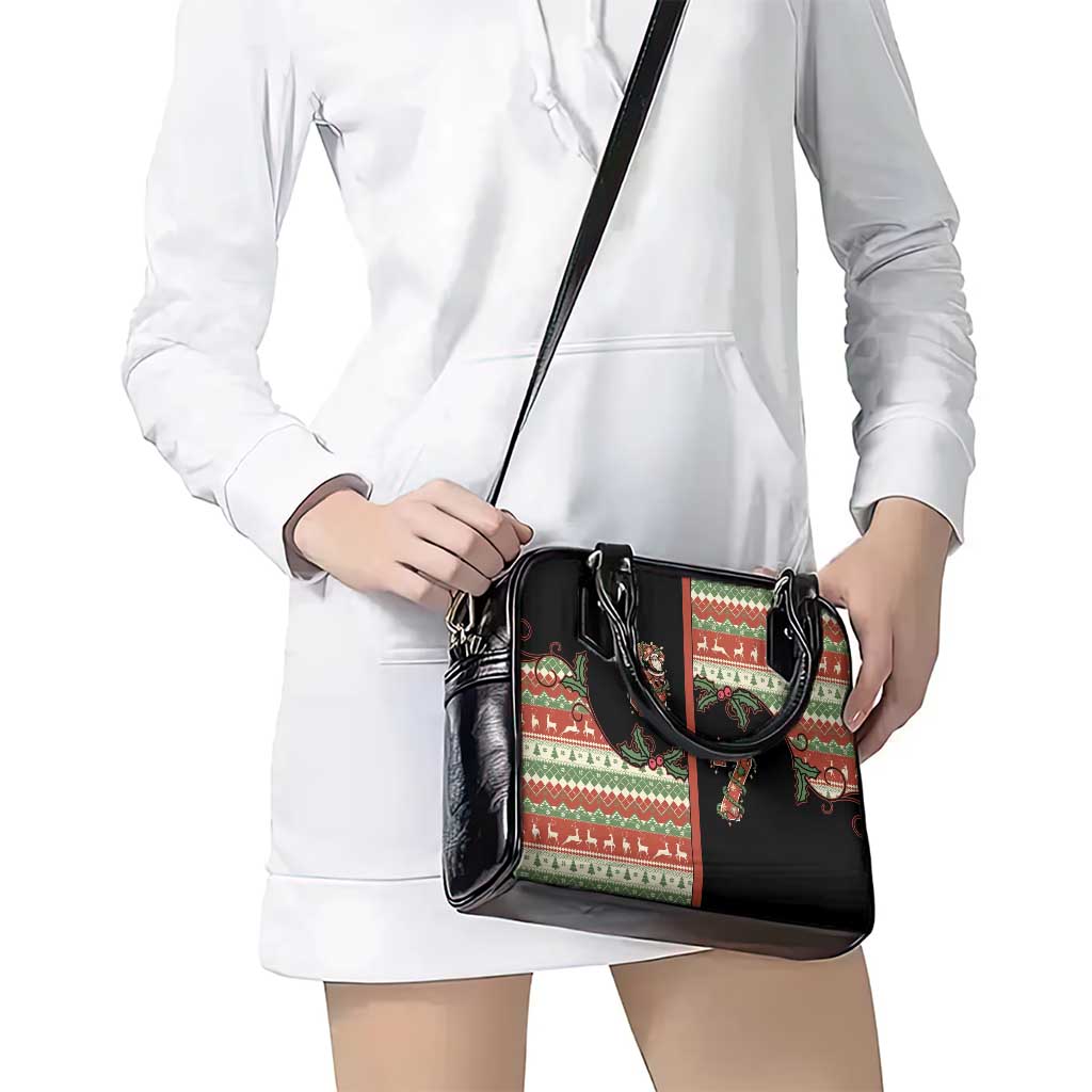 Western Yoke Shoulder Handbag Funny Six Seven Christmas - Wonder Print Shop